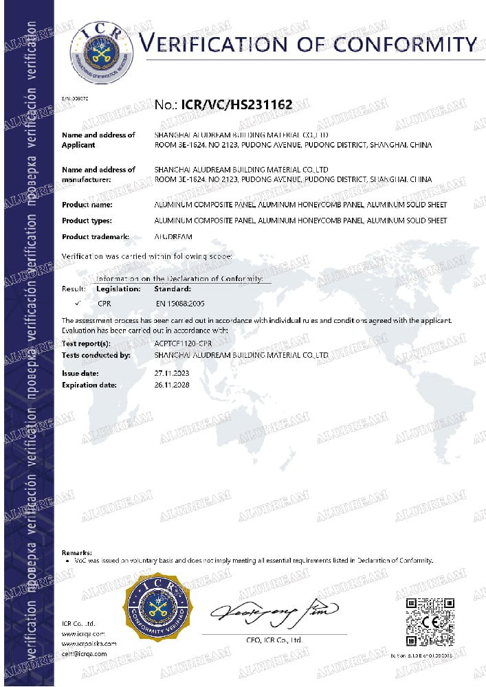 CE Certificate
