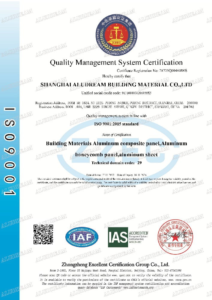 ISO 9001 Certificate