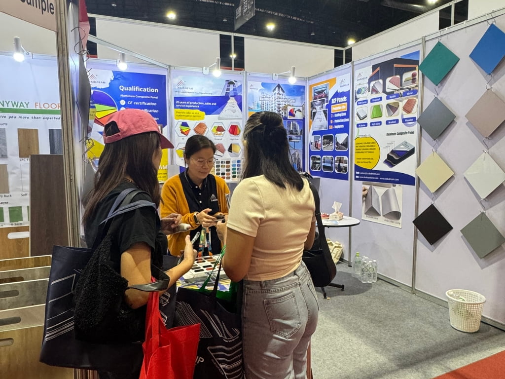 Aludream participation at an international building materials trade fair