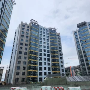 Mongolia High-rise Building Aluminum Composite Panel Facade Project