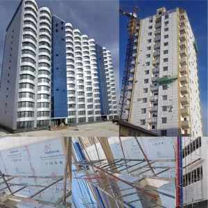 Mongolia High-rise Building Aluminum Composite Panel Facade Project
