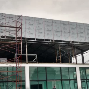 Commercial Building Aluminum Composite Panel Facade Renovation Project