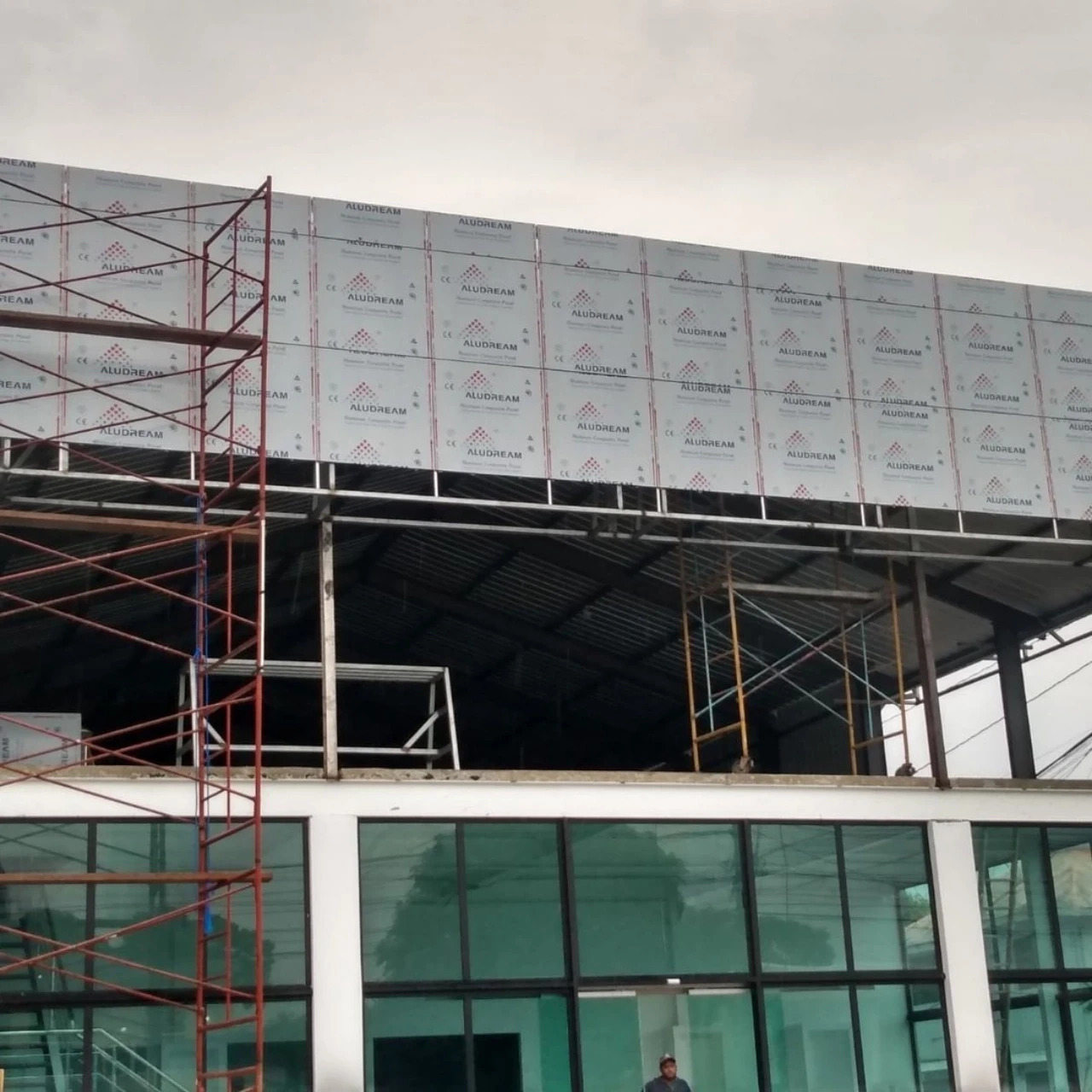 Commercial Building Aluminum Composite Panel Facade Renovation Project