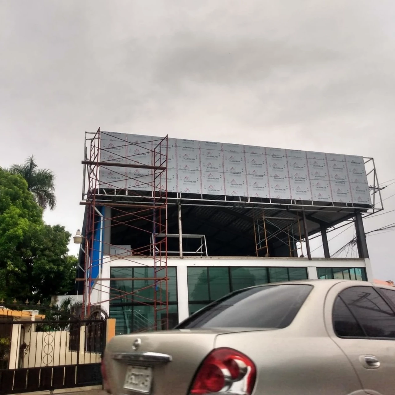 Commercial Building Aluminum Composite Panel Facade Renovation Project
