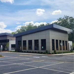 Modern Commercial Building Aluminum Composite Panel Facade Project