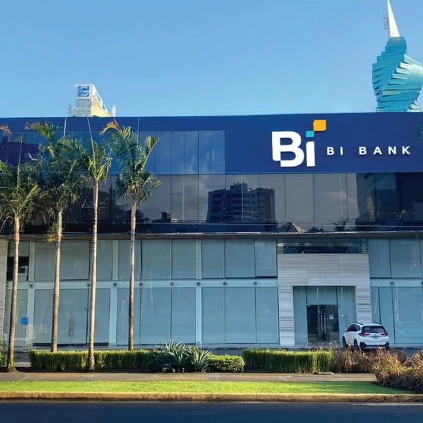 BI BANK Custom Blue Aluminum Composite Panel Facade Project