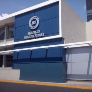 BI BANK Custom Blue Aluminum Composite Panel Facade Project