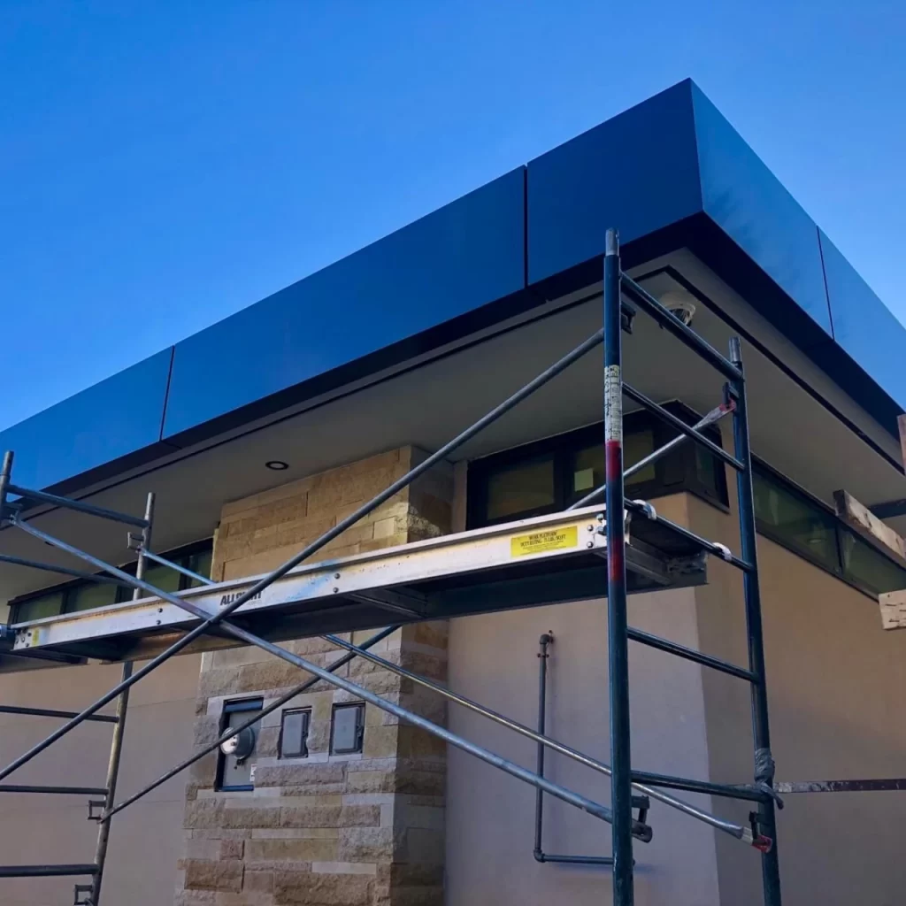 Canada RAL 9005 Aluminum Composite Panel Residential Facade Project