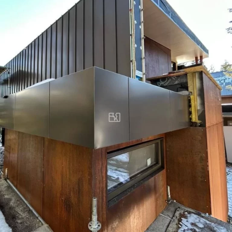 Canada Copper Color Residential Aluminum Composite Panel Project