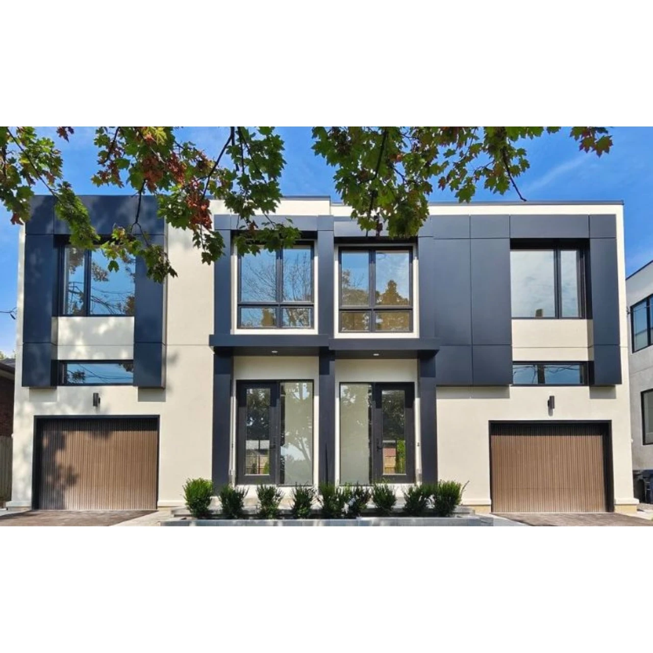 Canada Residential Aluminum Composite Panel Entrance Facade Project Type / to choose a block
