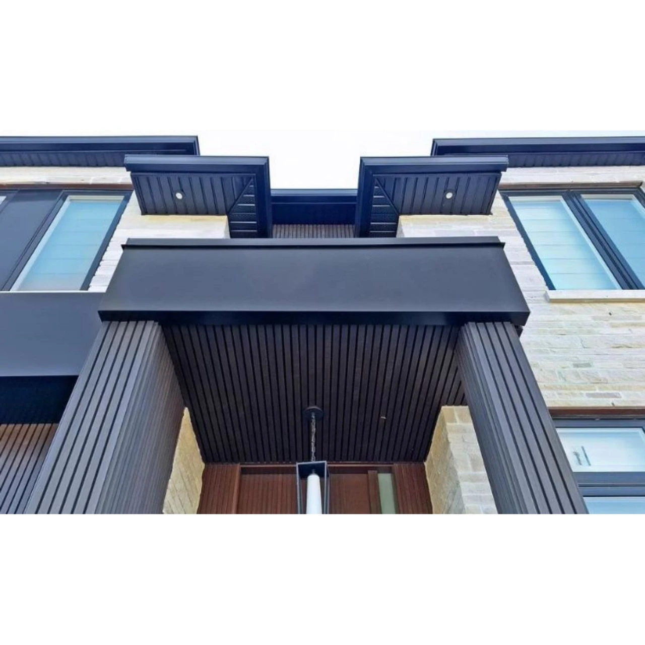 Canada Residential Aluminum Composite Panel Entrance Facade Project Type / to choose a block