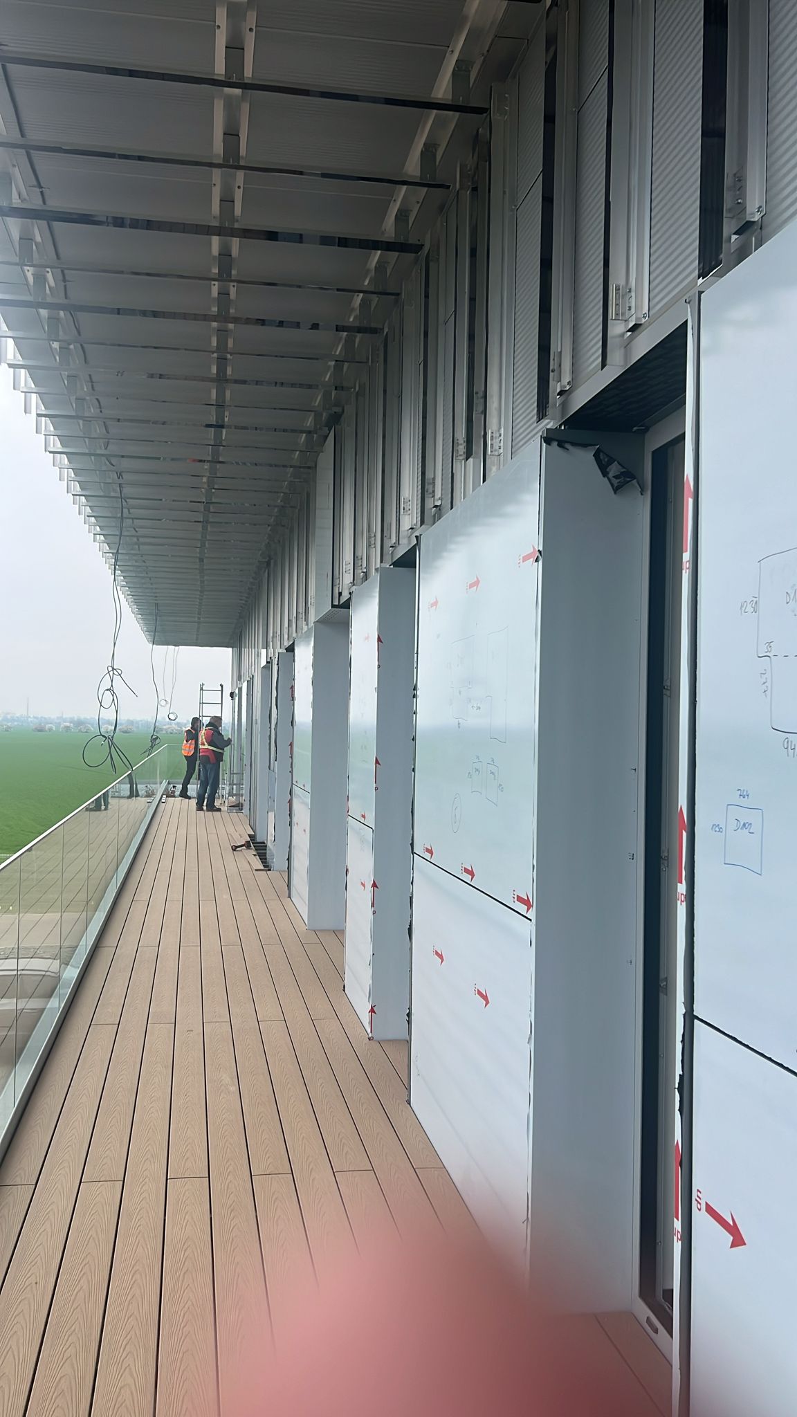 Europe Custom-size Aluminum Composite Panel Commercial Facade Project