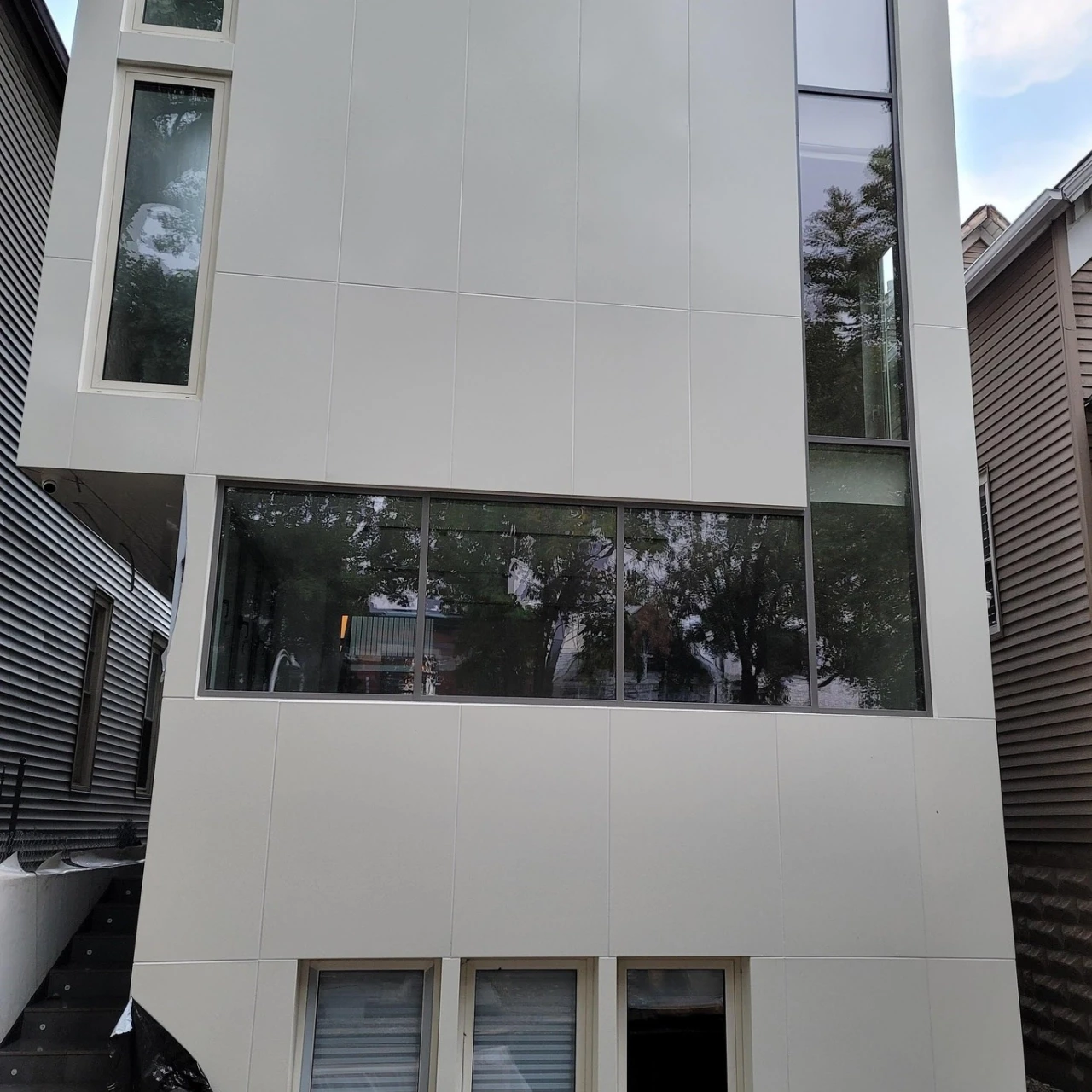 Modern Residential Exterior Wall Cladding Project