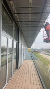 Europe Custom-size Aluminum Composite Panel Commercial Facade Project