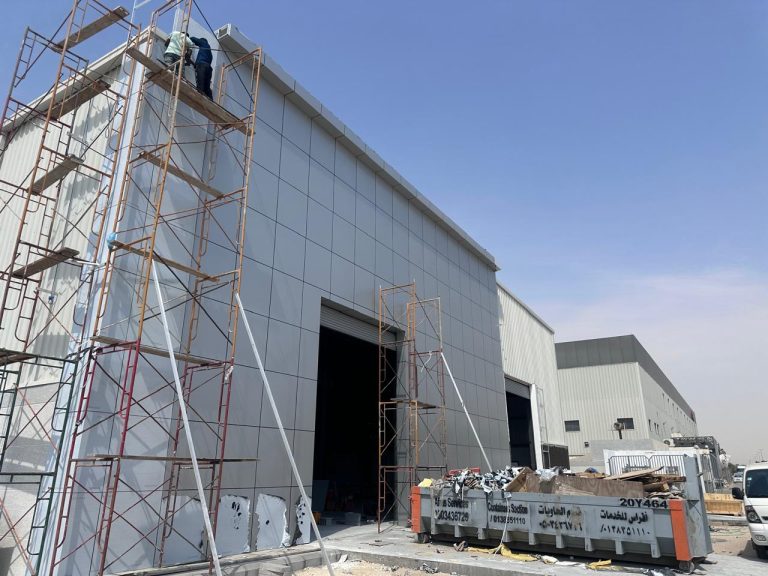 Saudi Arabia B1 Fire-rated Aluminum Composite Panel Project