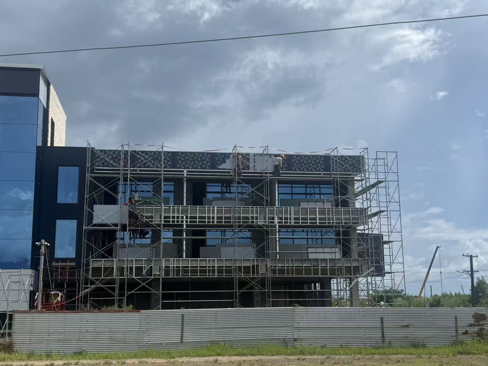Fiji Aluminum Composite Panel and Perforated Panel Facade Project