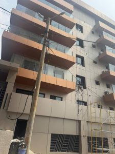 Cameroon Aluminum Composite Panel Building Facade Project