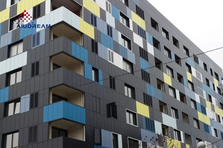 Croatia Multi-color Aluminum Composite Panel Facade Project