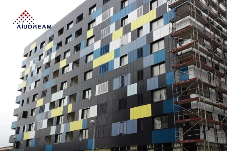 Croatia Multi-color Aluminum Composite Panel Facade Project