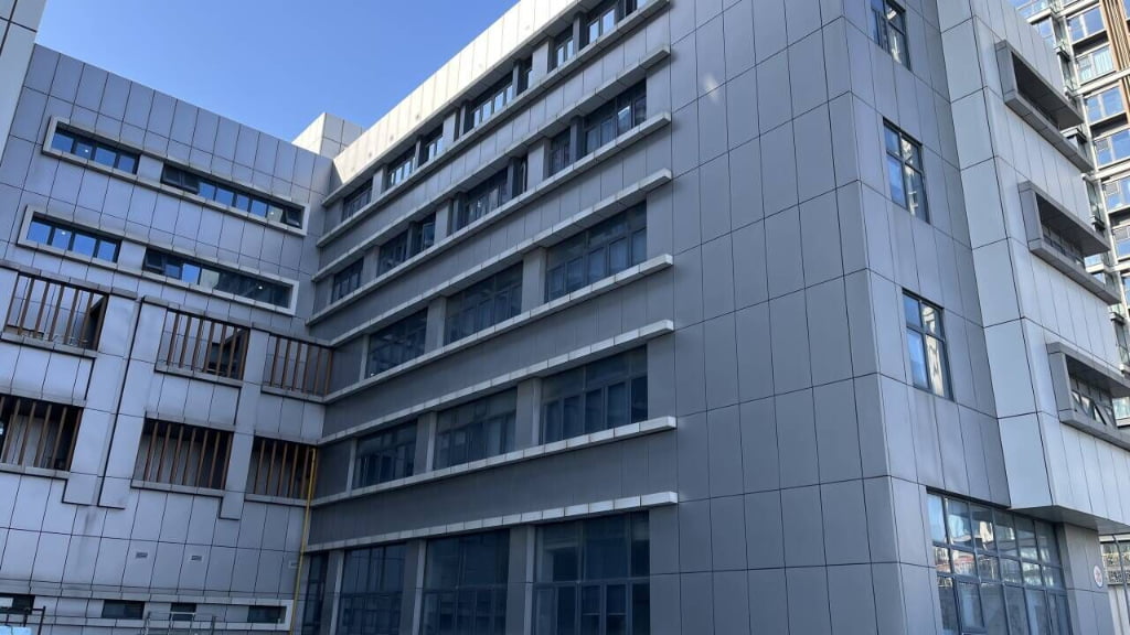 Grey Aluminum Composite Panel Apartment Facade Project