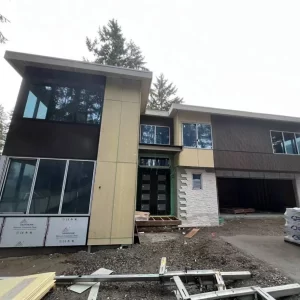 USA Residential 4mm Aluminum Composite Panel and WPC Wall Cladding Project