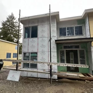 USA Residential 4mm Aluminum Composite Panel and WPC Wall Cladding Project