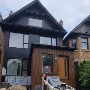 Canada Residential Aluminum Composite Panel and WPC Wall Cladding Project