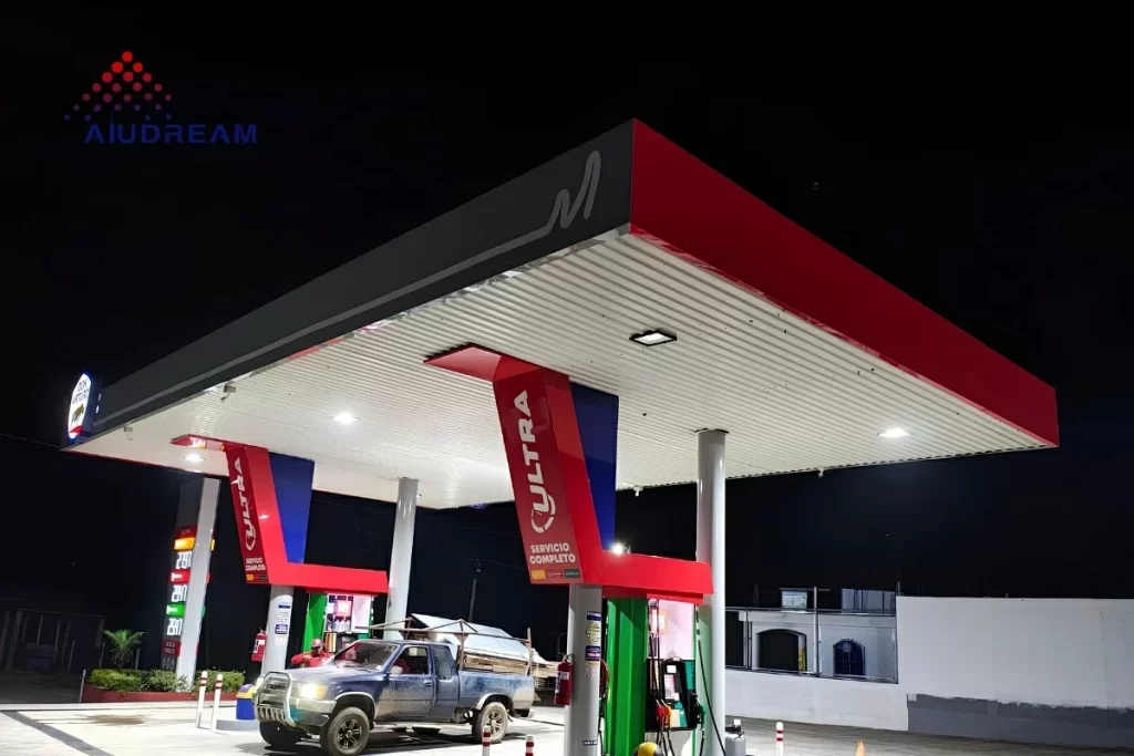 Gas Station Red Canopy Project