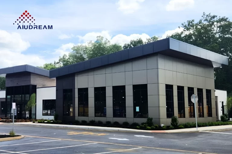 Modern Commercial Building Aluminum Composite Panel Facade Project