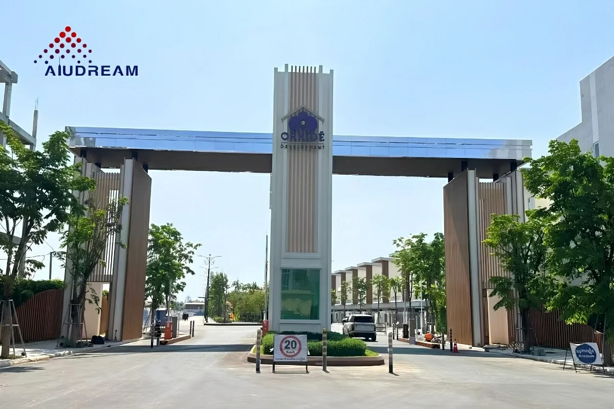  Cambodia Commercial Entrance Facade Project