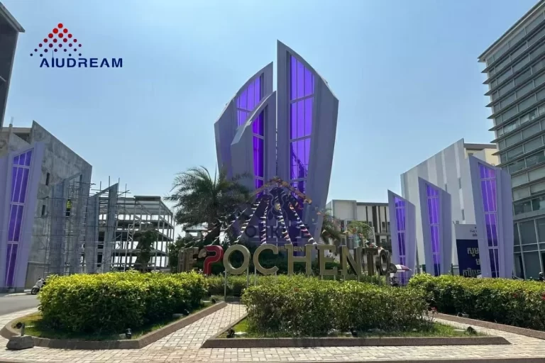  Cambodia Commercial Entrance Facade Project
