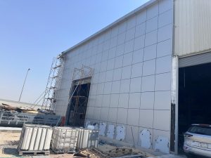 Saudi Arabia B1 Fire-rated Aluminum Composite Panel Project