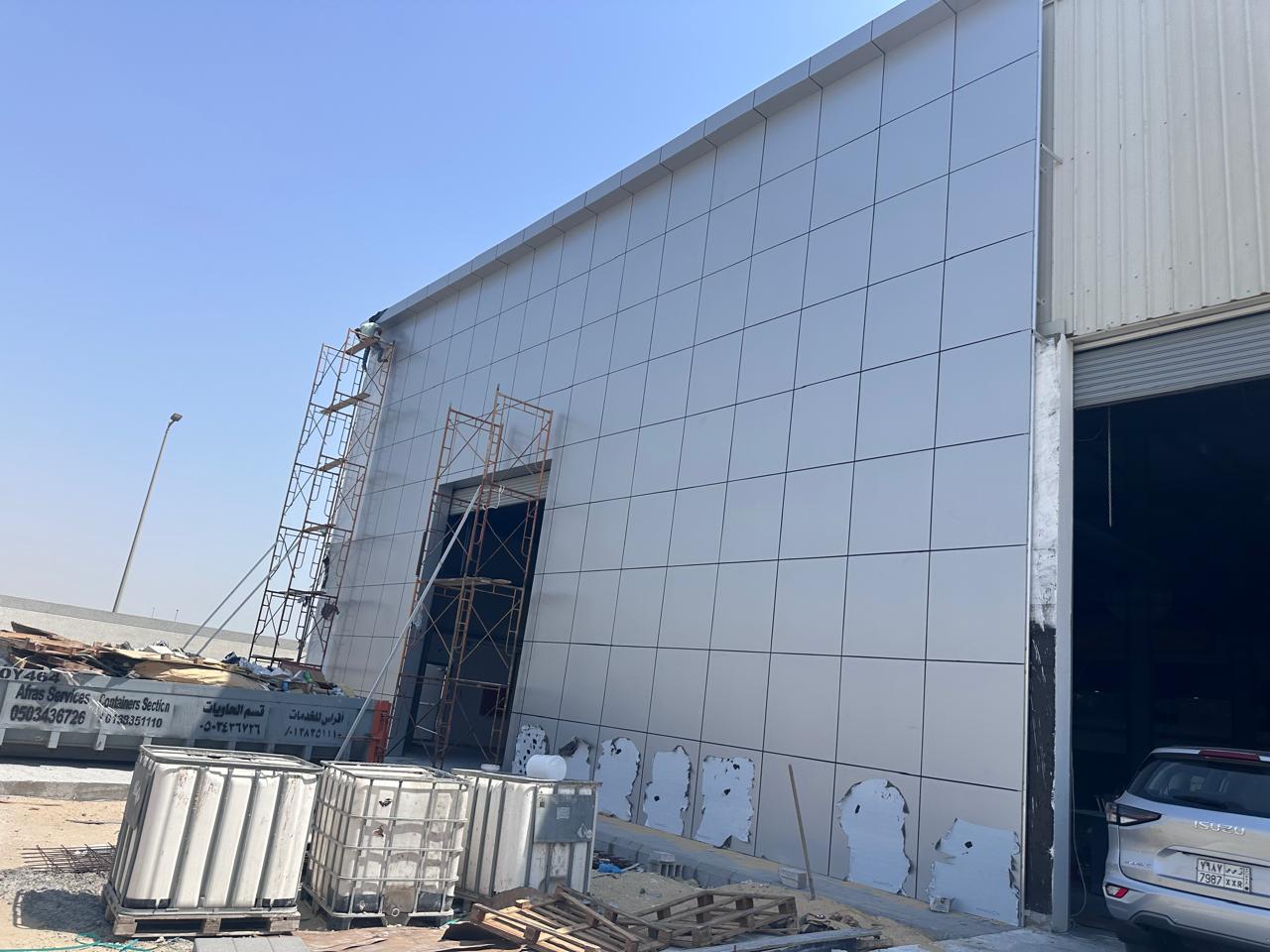 Saudi Arabia B1 Fire-rated Aluminum Composite Panel Project