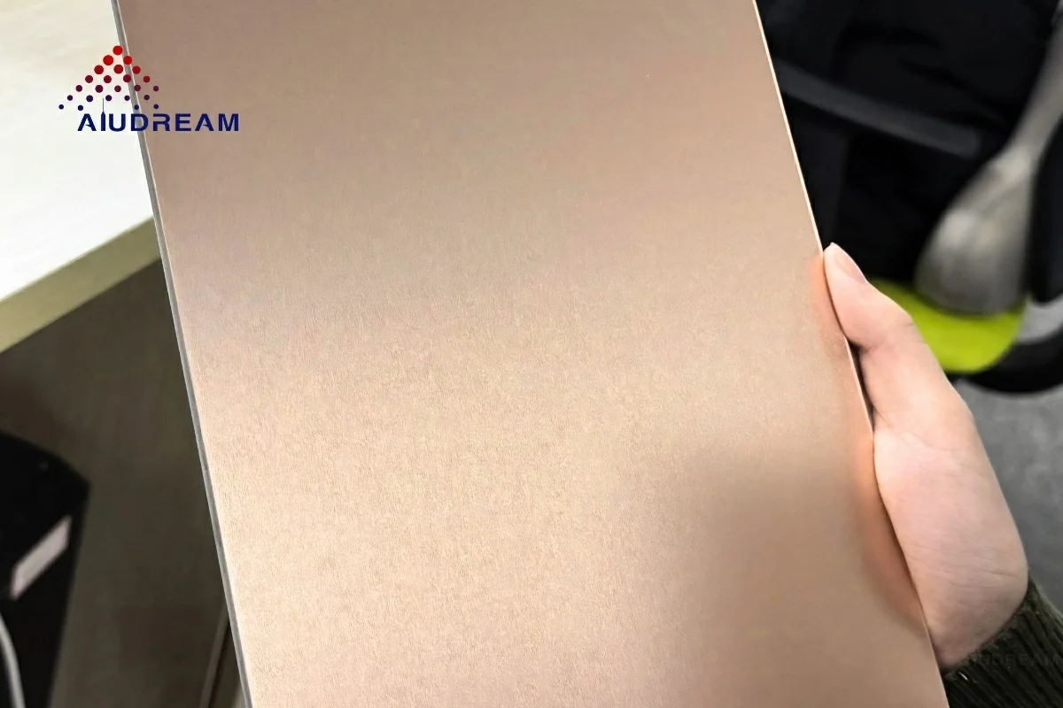 Rose Gold Interior Wall Project