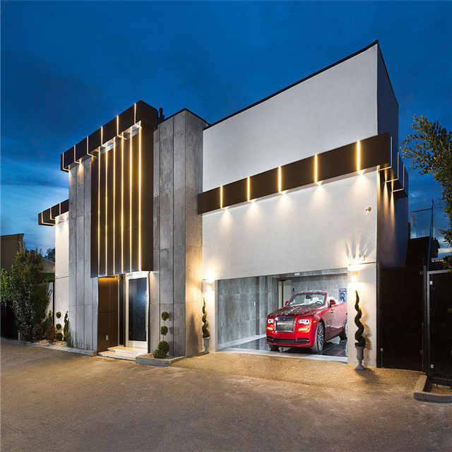 USA Garage Facade Aluminum Composite Panel Project