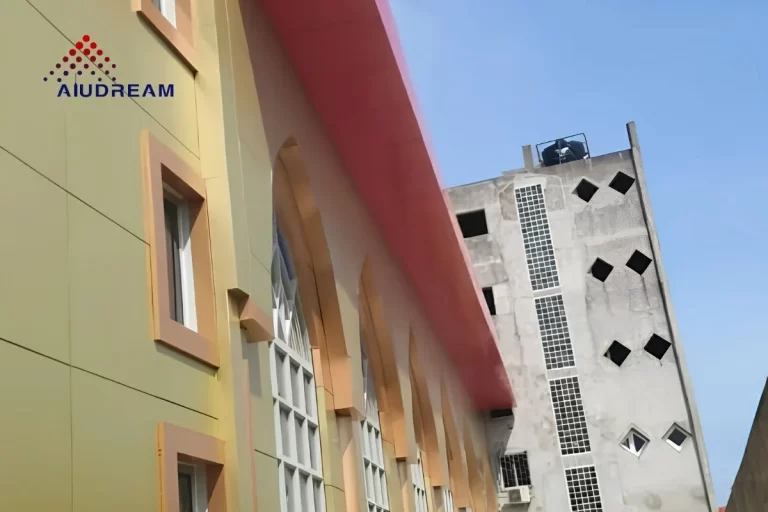 Gold Mirror Facade Project